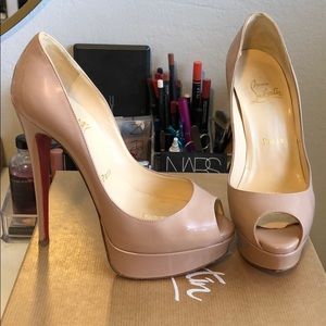 Christian Louboutin Lady Peep. Lightly used!